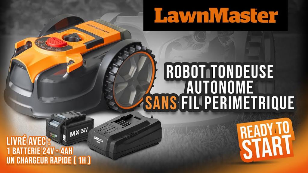 Robot lawn master vrm16 400m2, Tuin en Terras, Robotmaaiers, Ophalen of Verzenden, Zo goed als nieuw