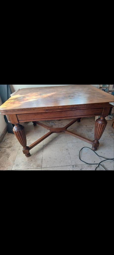 Antiek/ Massief houten tafel, Antiek en Kunst, Ophalen