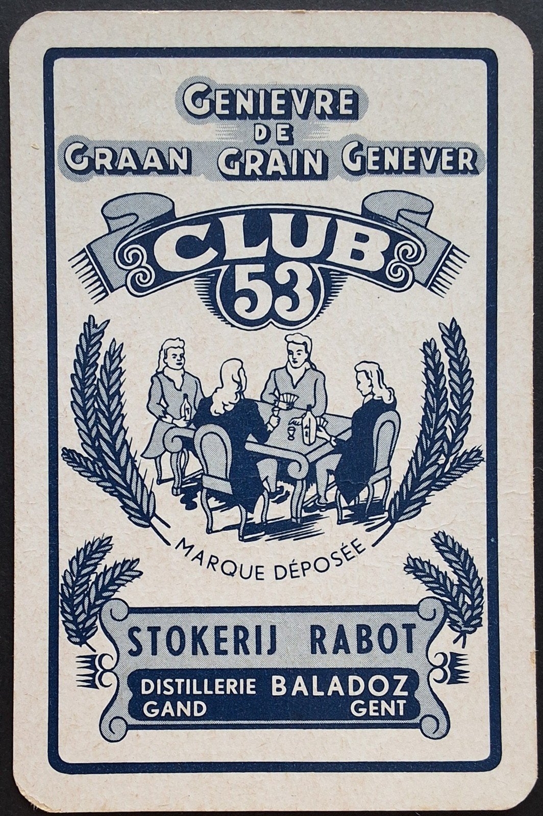 1 Speelkaart  Rabot, Enlèvement ou Envoi