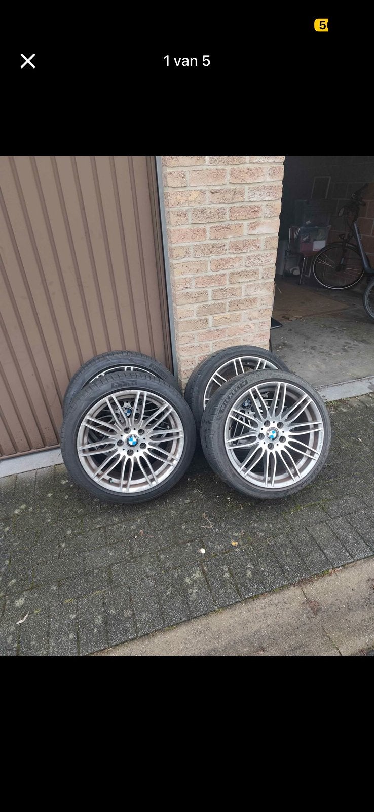 BMW velgen met banden, Enlèvement, 17 pouces, Pneu(s)