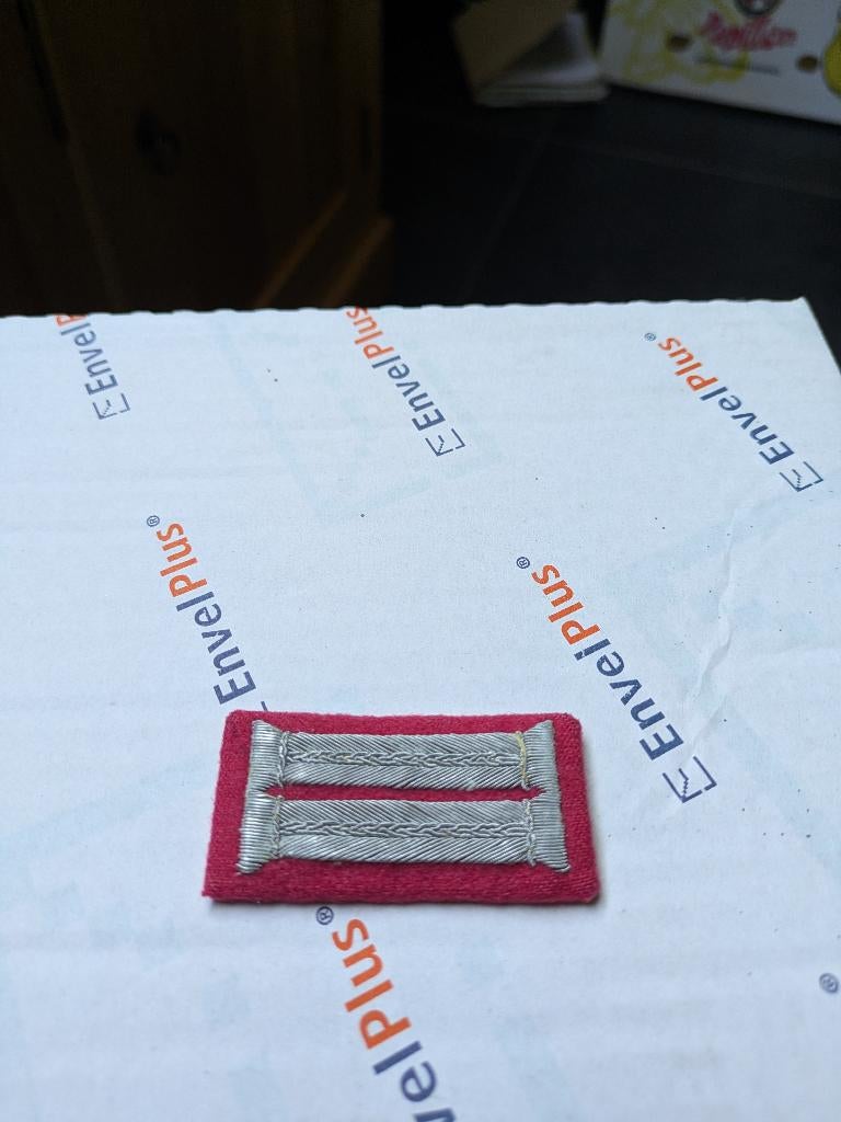Kraagspiegel panzer jager officier, Verzamelen, Ophalen of Verzenden, Landmacht, Embleem of Badge