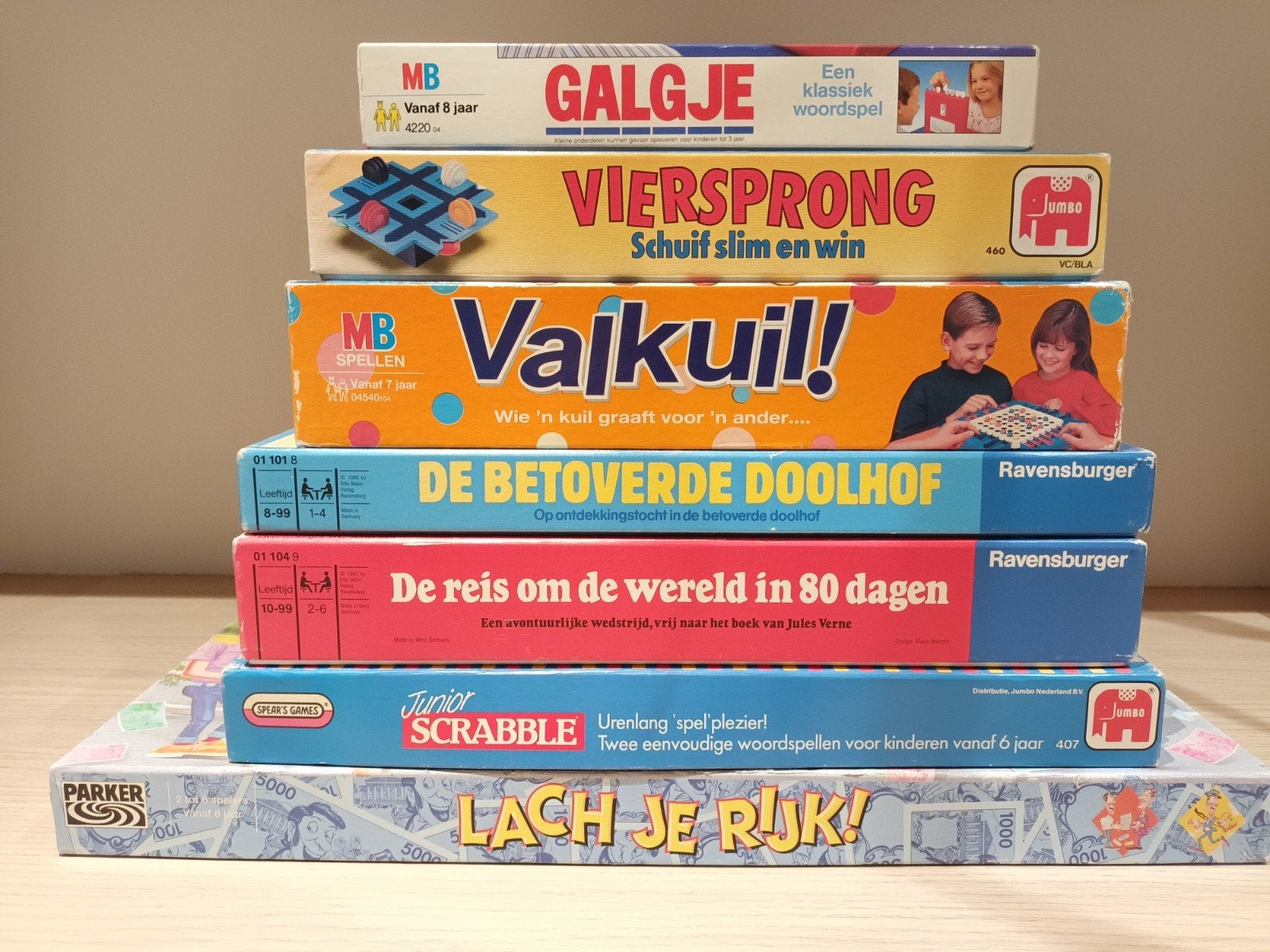 Assortiment gezelschapsspelletjes, Ophalen, Gebruikt