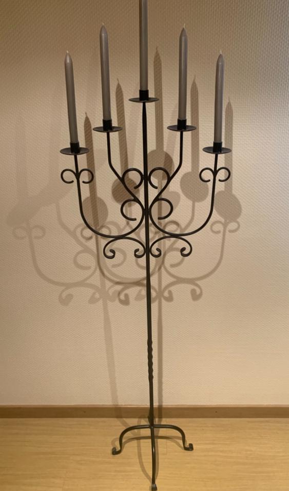 Chandelier en fer forgé, Enlèvement, Utilisé, Chandelier