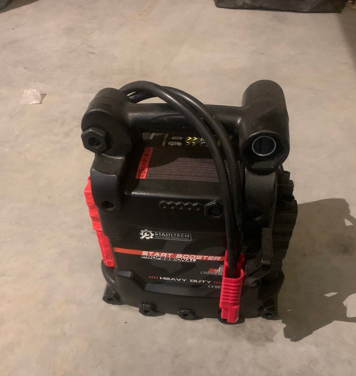 Startbooster Heavy duty, Ophalen