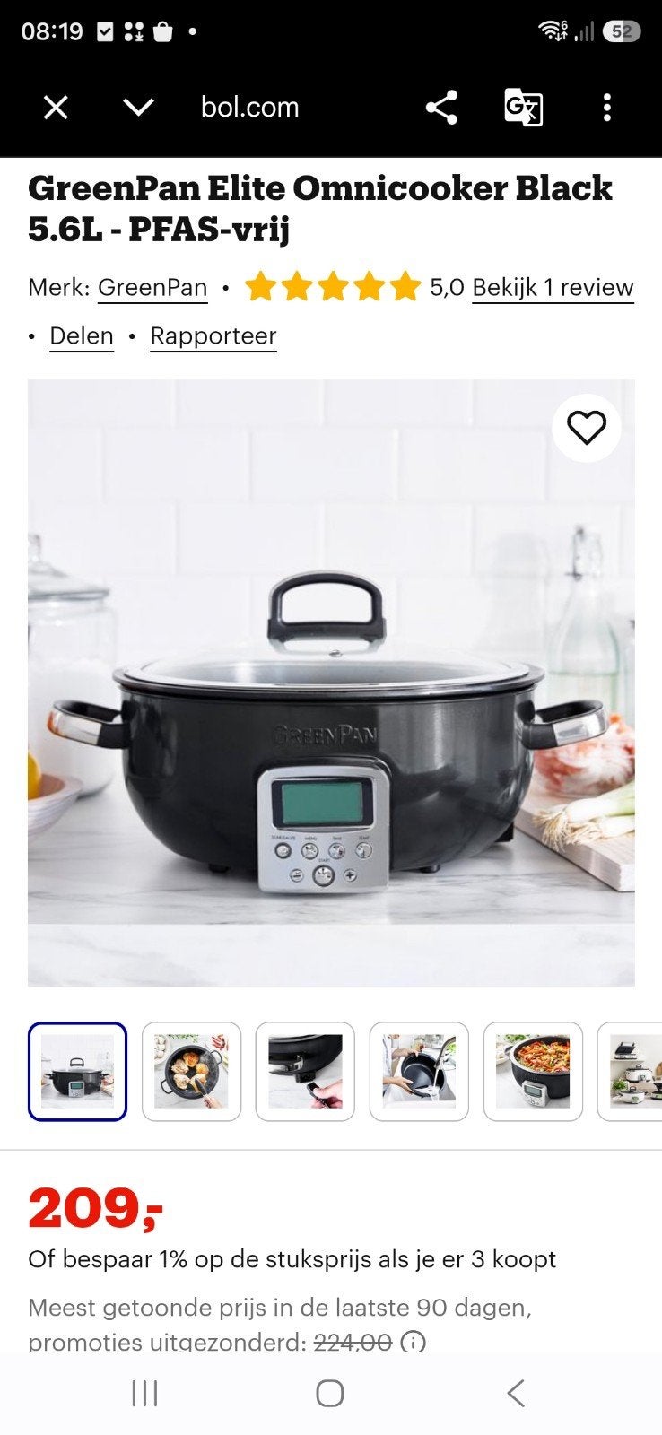 slow cooker the original greenpan, Elektronische apparatuur, Ophalen