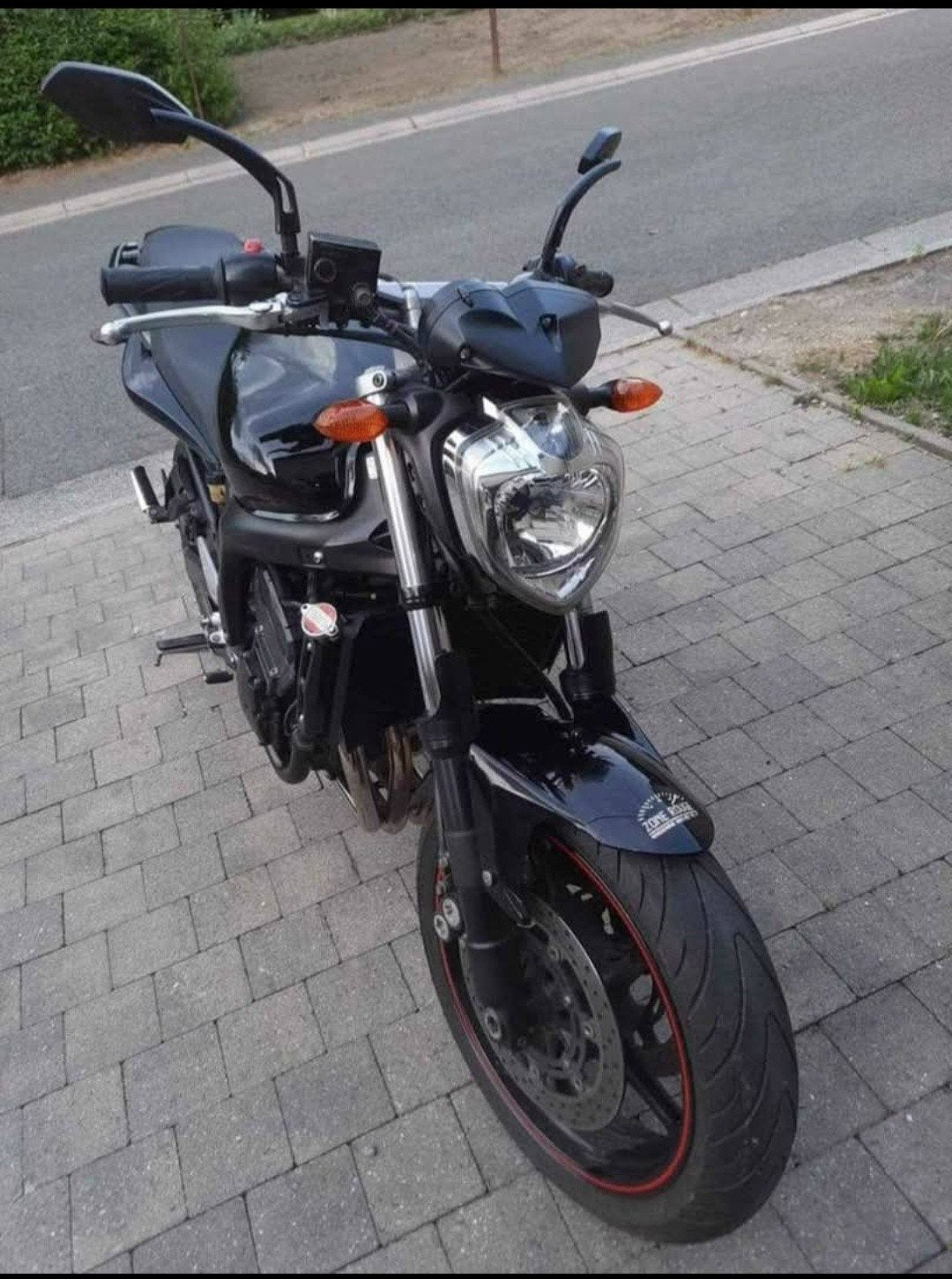 yamaha fz6 nacked s2 full black, Particulier