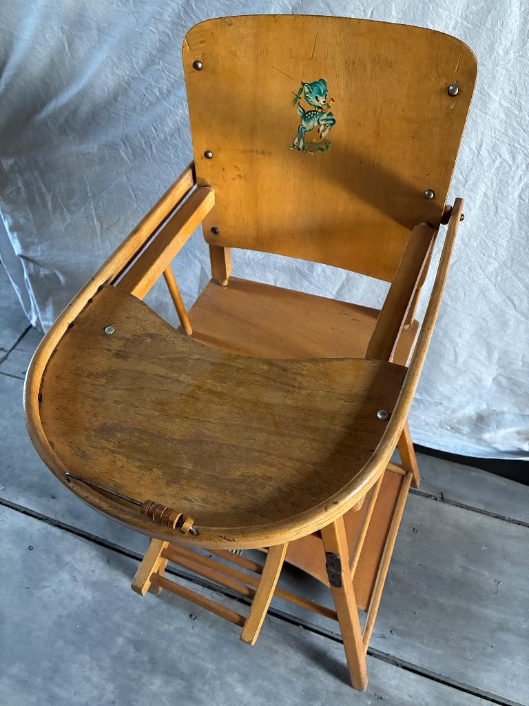 Vintage kinderstoel, Ophalen