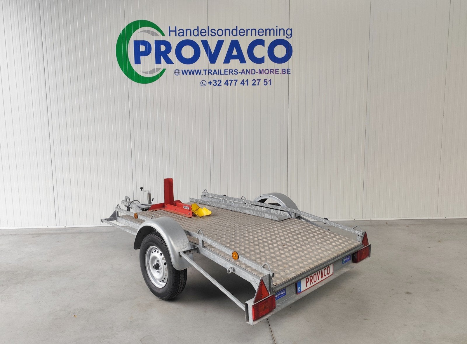 motortrailer 750kg, Enlèvement