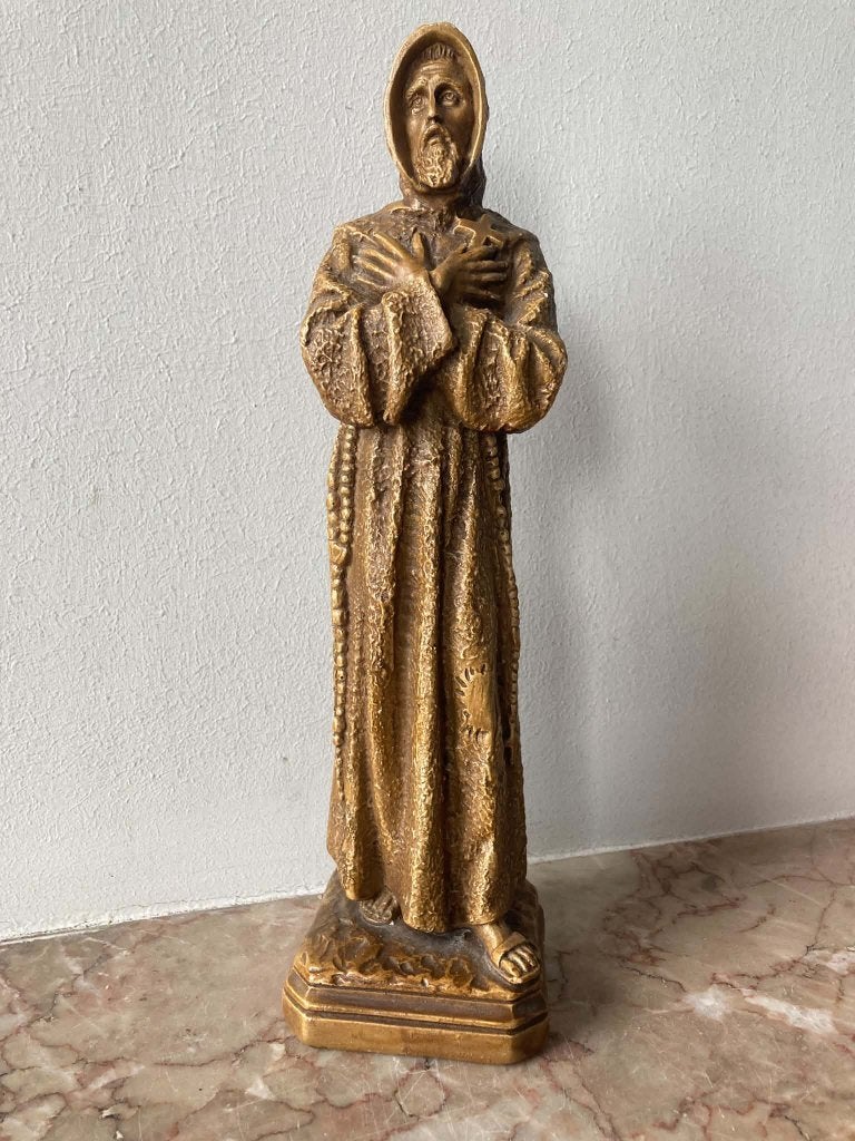 Beeld Heilige Franciscus van Assisi (30 cm), Enlèvement ou Envoi, Utilisé, Image, Christianisme | Catholique