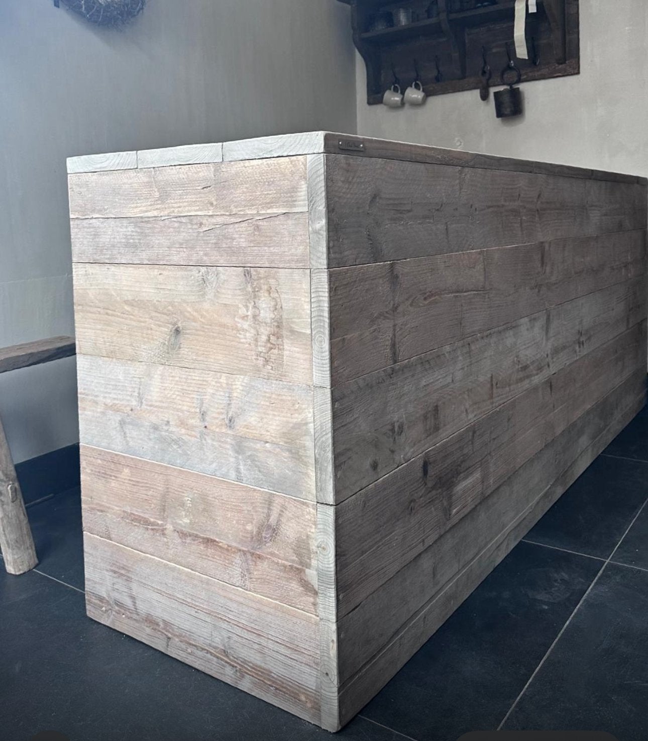 Toonbank bar winkeltoog steigerhout, Zakelijke goederen, Ophalen of Verzenden