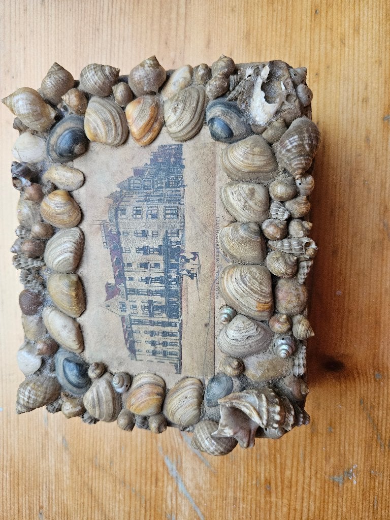 Souvenirdoos Oud Westende, Antiek en Kunst, Ophalen of Verzenden