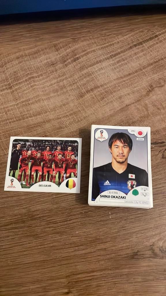 Panini wk Russia 2018 sticker Duitse versie zwart achterkant, Ophalen of Verzenden, Zo goed als nieuw