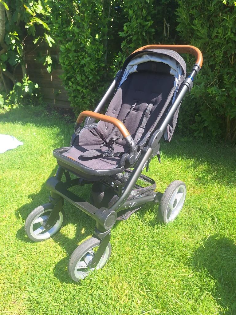 Kinderwagen Mutsy 3 in 1 + Isofix, Poussette combi, Avec siège auto, Enlèvement, Utilisé