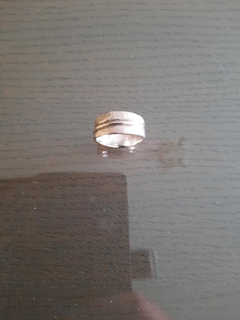 Zilveren ring Luc Tuymans, Ophalen, 20 of groter, Heer, Zo goed als nieuw