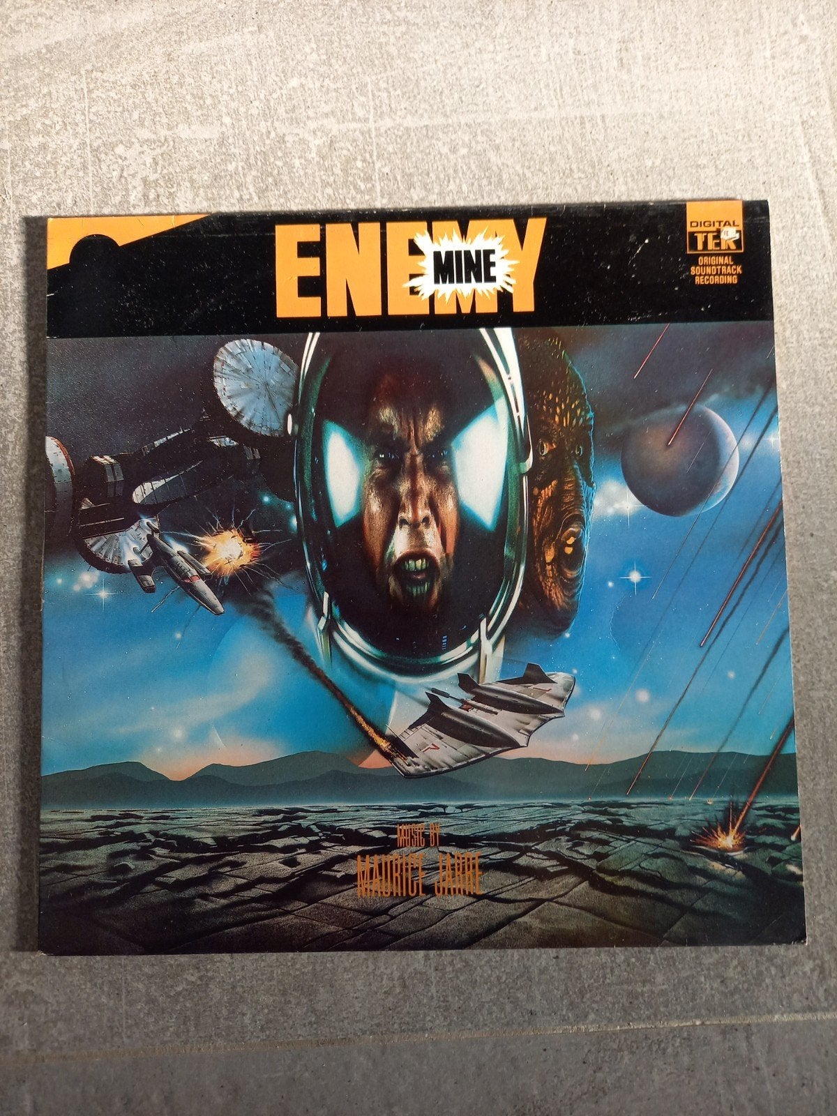 Enemy Mine Soundtrack LP Maurice Jarre, Ophalen, LP, Film en Theater, Gebruikt