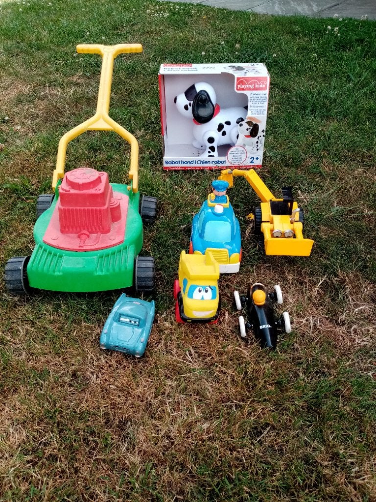 Grasmachine en kleuterspeelgoed, Kinderen en Baby's, Ophalen, Gebruikt