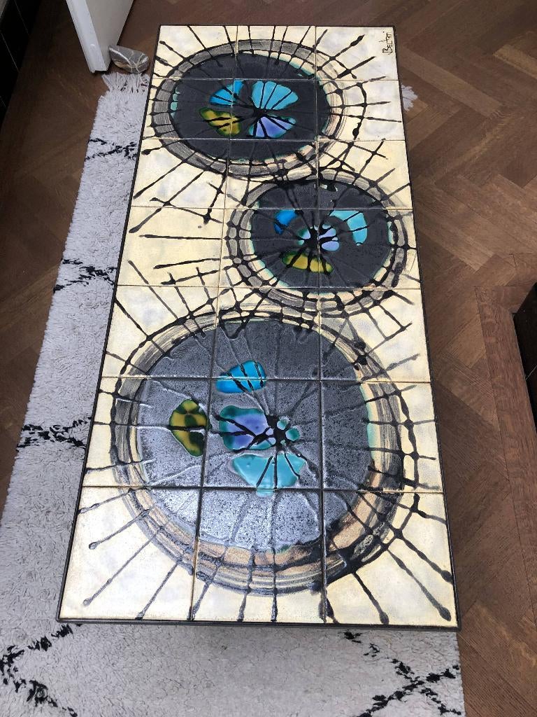 Mooie salontafel Belarti, Huis en Inrichting, Tafels | Salontafels, Ophalen, Minder dan 50 cm, Gebruikt, 100 tot 150 cm
