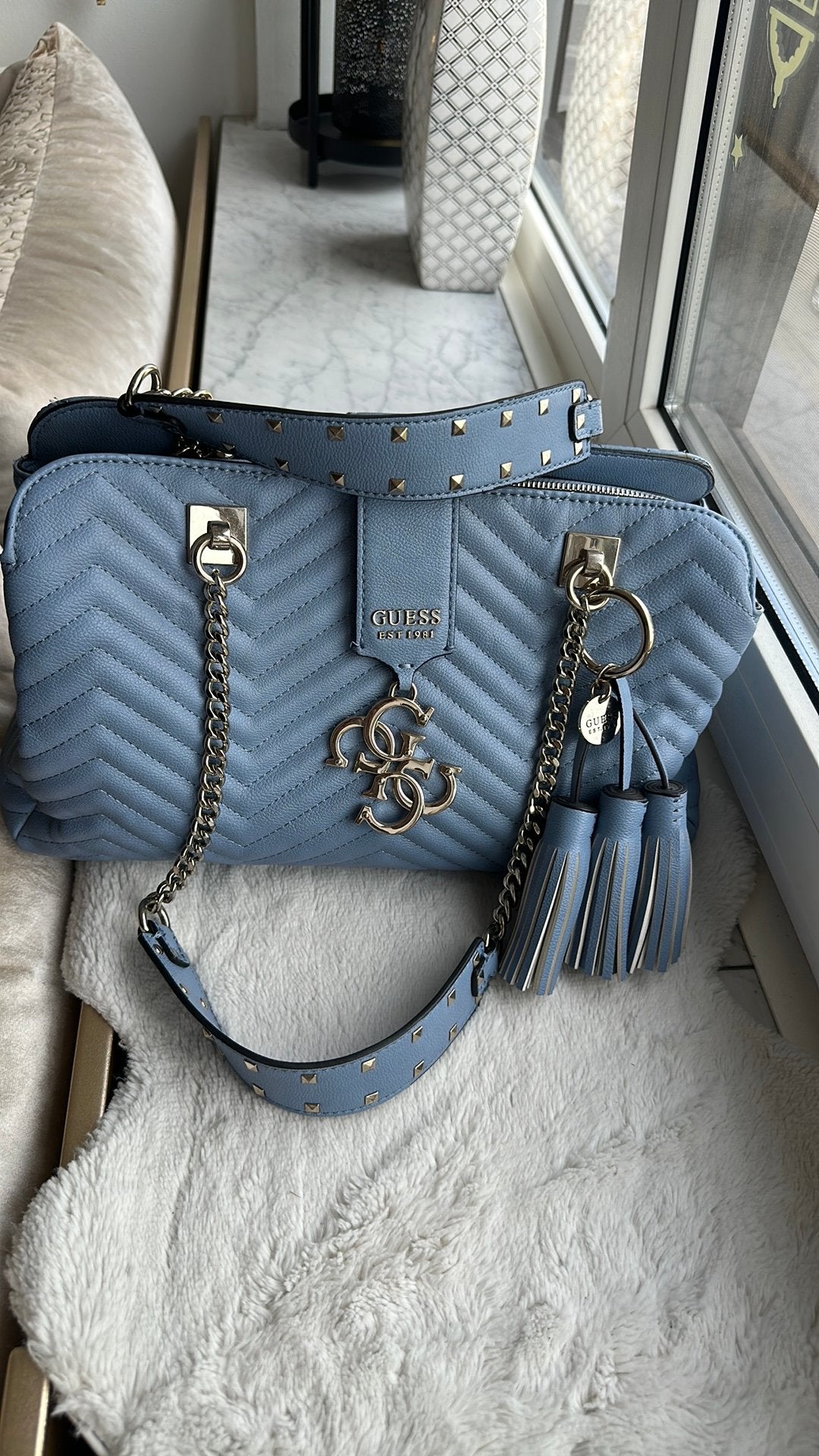 Sac Guess, Enlèvement, Comme neuf, Bleu