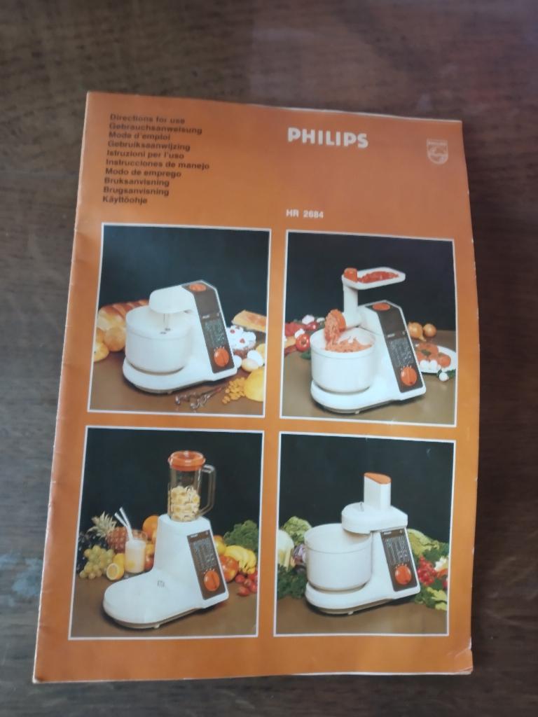 Robot multifonction PHILIPS complet., Electroménager, Enlèvement, Comme neuf, 3 vitesses ou plus