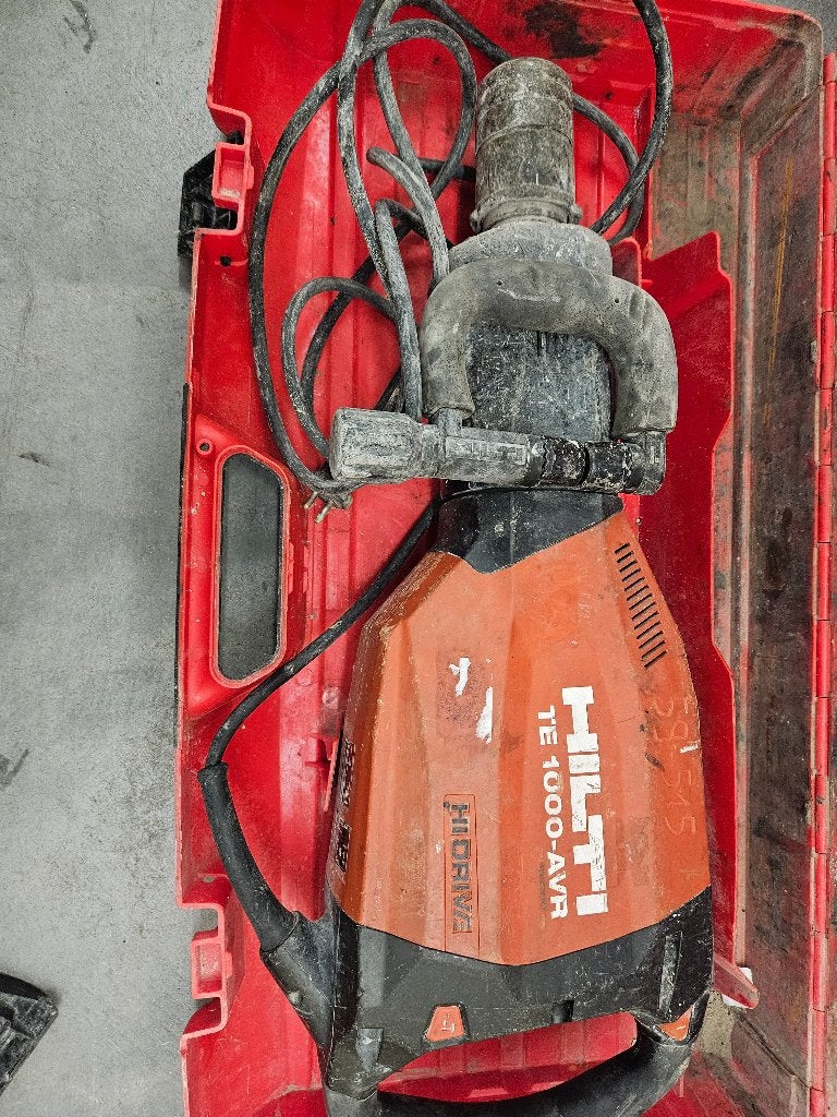 Marteau de démolition lourd Hilti TE 1000 - AVR TE-S, Bricolage & Construction, 600 watts ou plus, Comme neuf, Enlèvement, Mécanisme de percussion