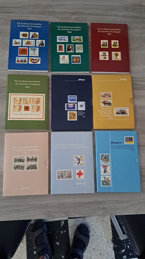 Complete Duitse postzegeljaarboeken 1979-1992, Postzegels en Munten, Ophalen