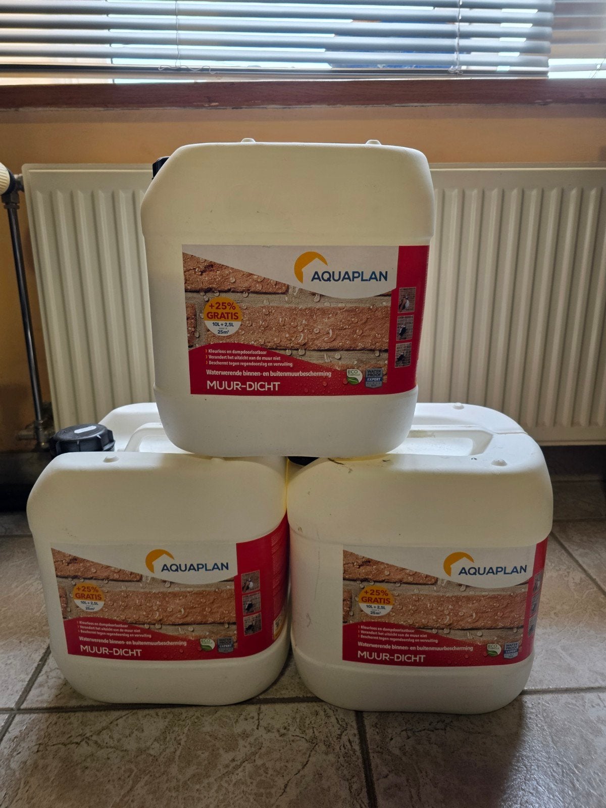3  Hydrofuge façade 12.5l Aquaplan, Maison & Meubles, Produits de nettoyage, Enlèvement