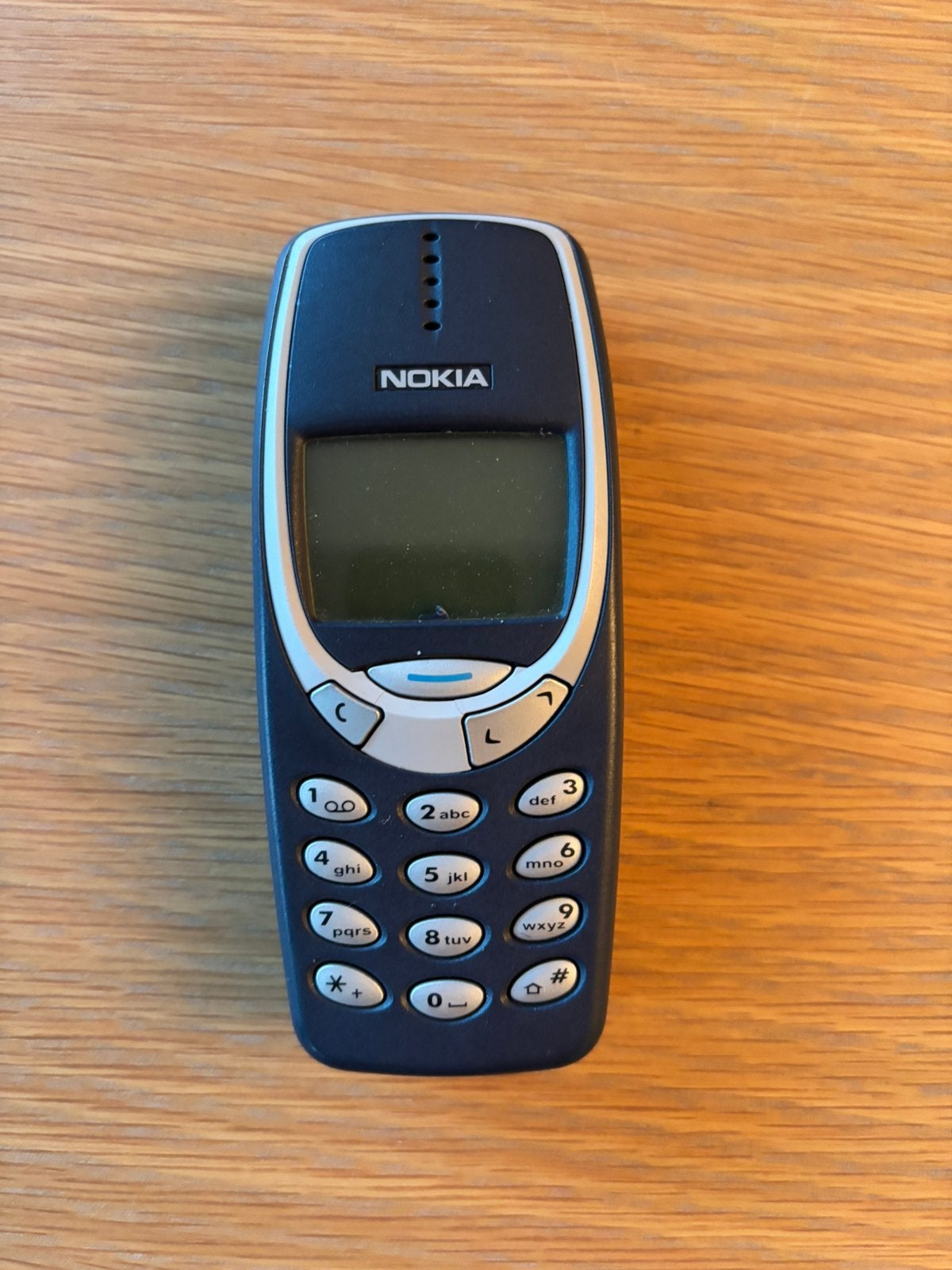 Nokia 3310 verzamelstuk, Telecommunicatie, Ophalen, Blauw, Fysiek toetsenbord, Klassiek of Candybar