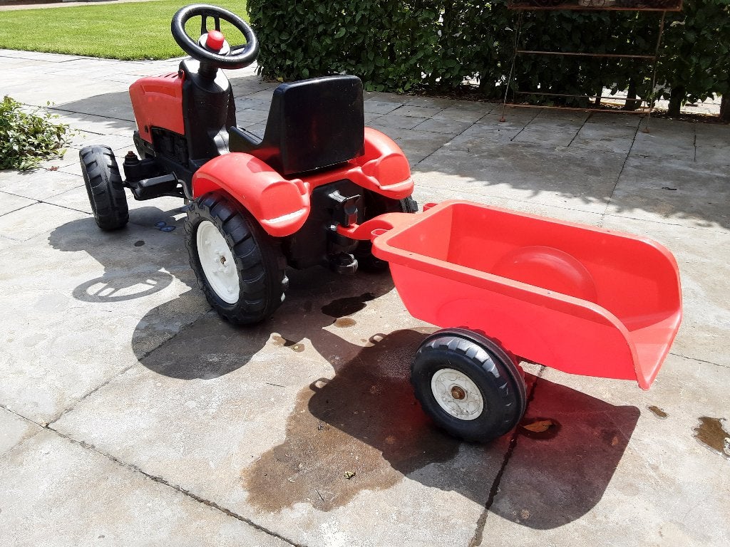 Kinder tractor, Kinderen en Baby's, Speelgoed | Buiten | Voertuigen en Loopfietsen, Gebruikt, Trapvoertuig, Ophalen
