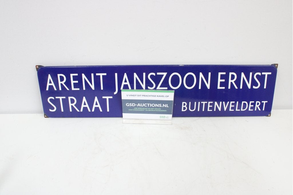 Arent Janszoon Ernst Straat Buitenveldert Straatnaambord, Antiek en Kunst
