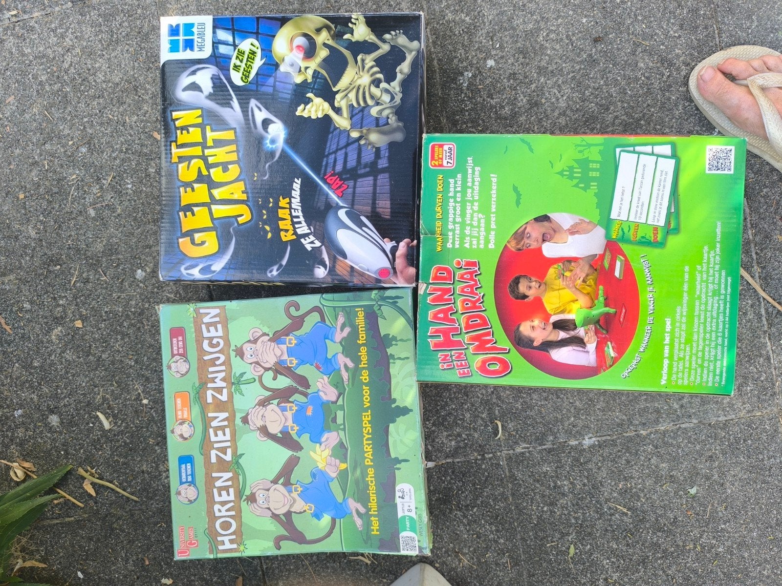 Speelgoed en farde gratis, Ophalen