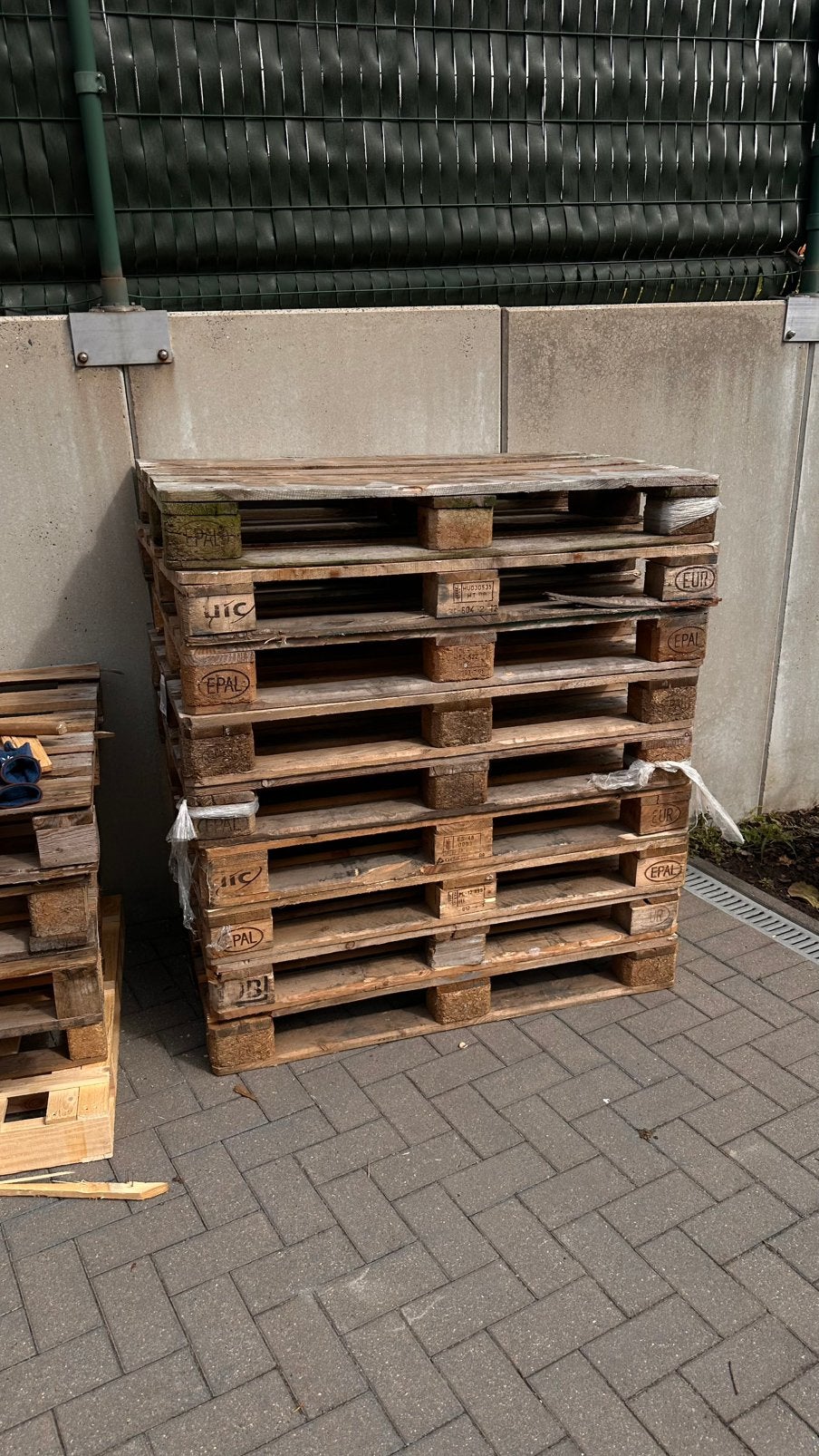 Euro palletten 9st, Doe-het-zelf en Bouw, Hout en Planken, Ophalen, Zo goed als nieuw