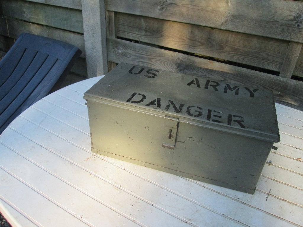 Army kistjes & boxen, Ophalen, Landmacht, Kist of Geocache