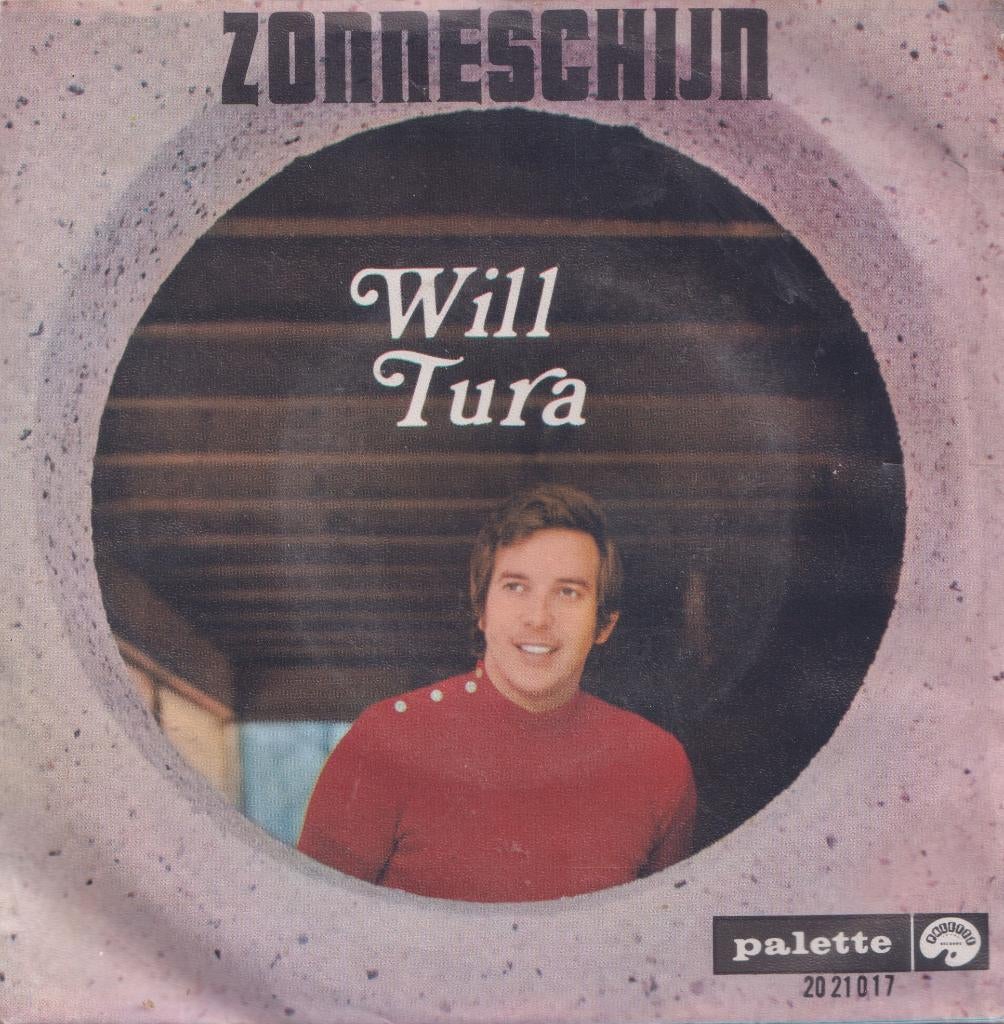 Will Tura – Zonneschijn / Hallelujah - Single, CD & DVD, Vinyles Singles, Utilisé, Single, En néerlandais, 7 pouces, Enlèvement ou Envoi
