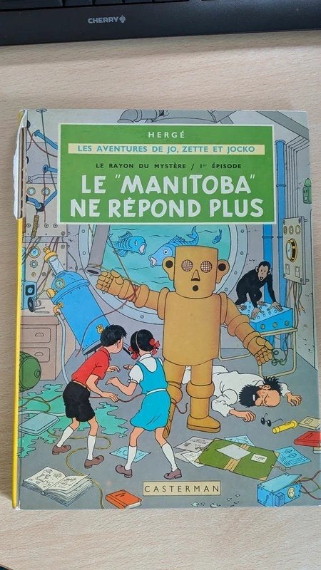BD  - Hergé - le Manitoba ne répond plus ( 1952 ), Enlèvement ou Envoi
