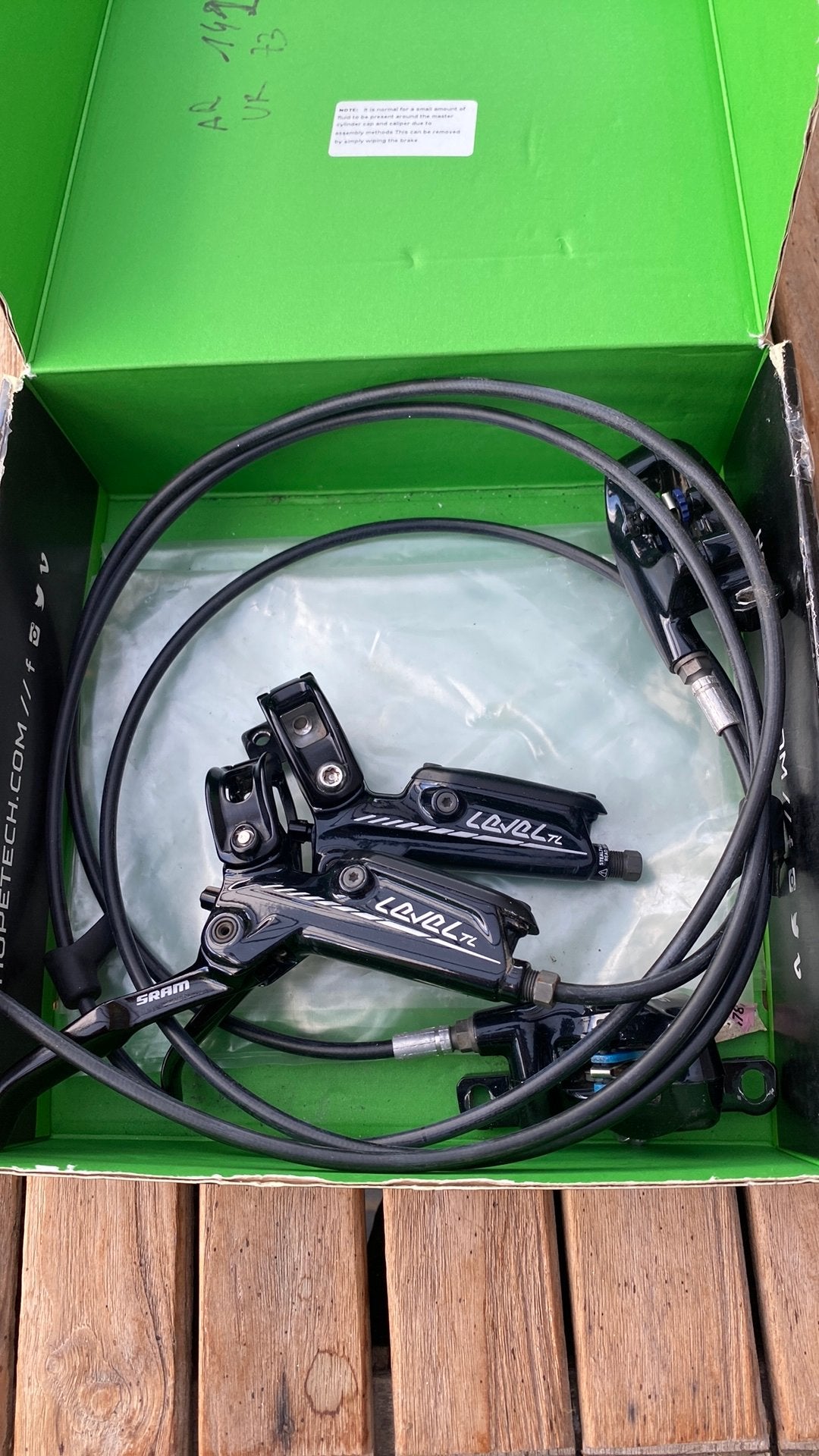 Sram disc remmen, Fietsen en Brommers, Fietsonderdelen, Ophalen of Verzenden, Zo goed als nieuw, Remmen