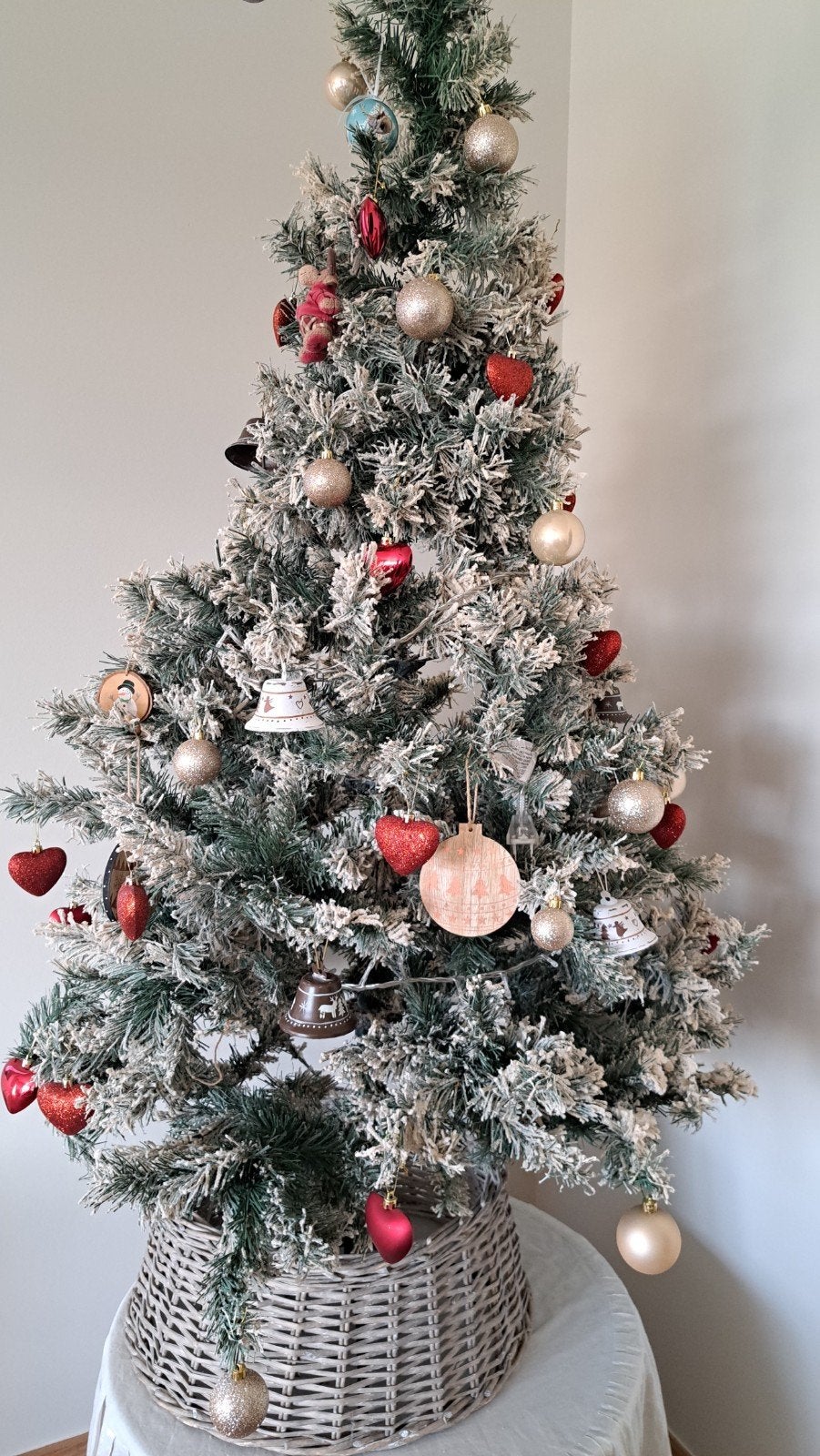 sapin artificiel + décoration, Diversen, Ophalen