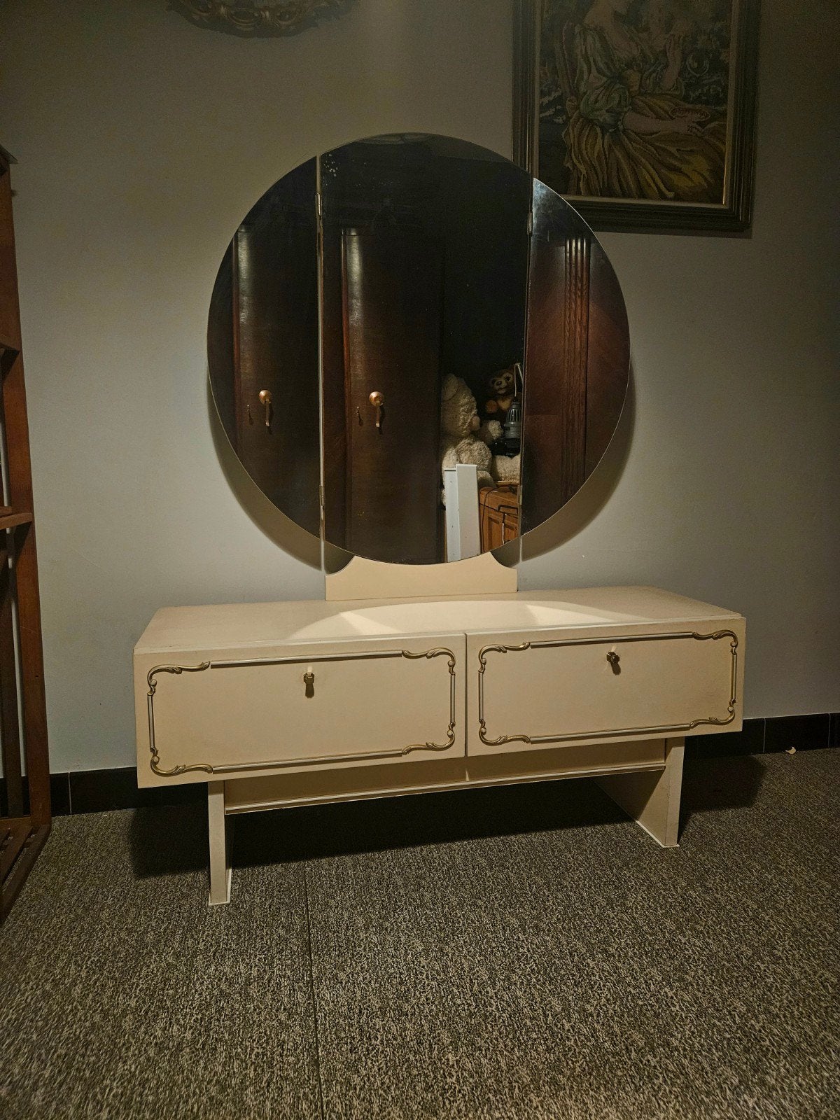 Make up tafel antiek, Ophalen