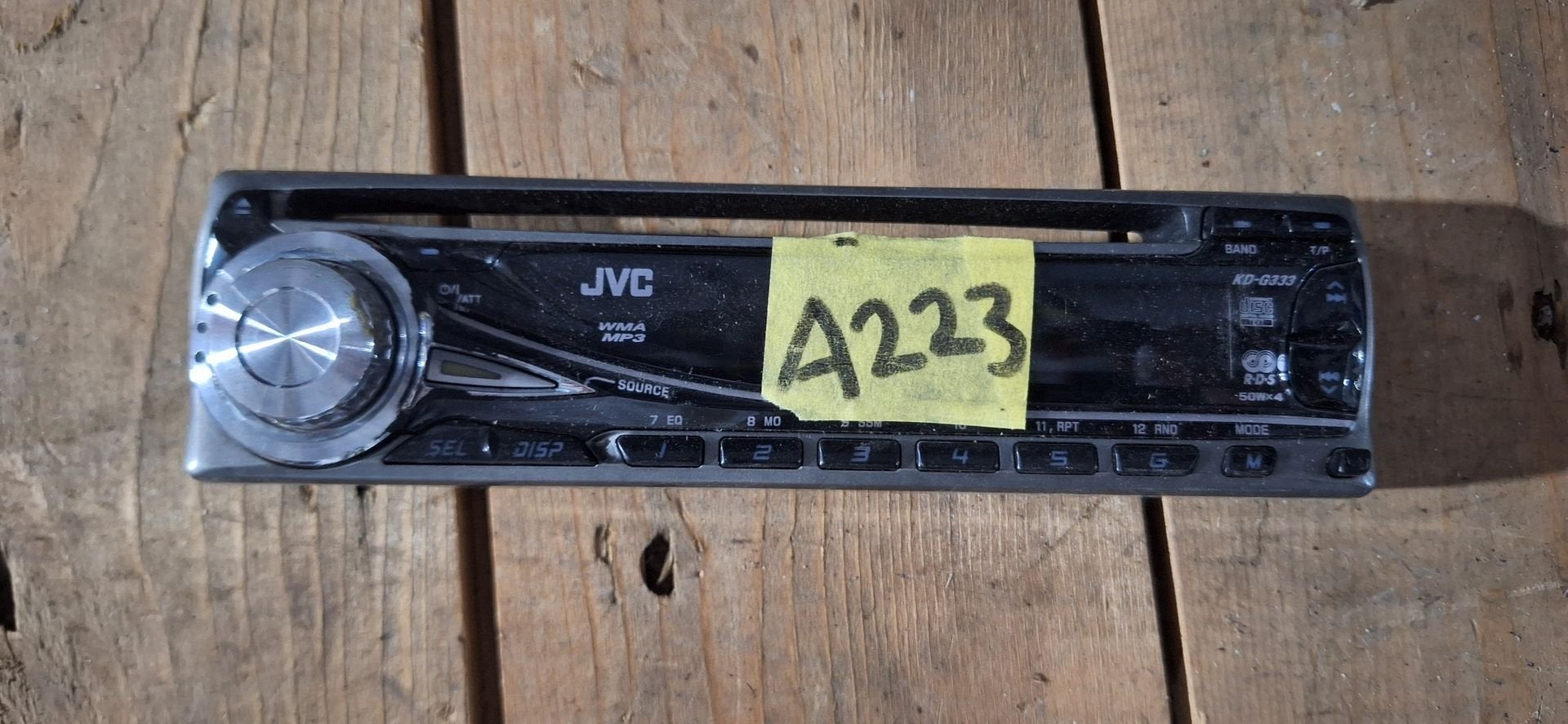 JVC KD-G333 Afneembaar Radio Frontje / Bedieningspaneel OEM, -, Utilisé, -, -