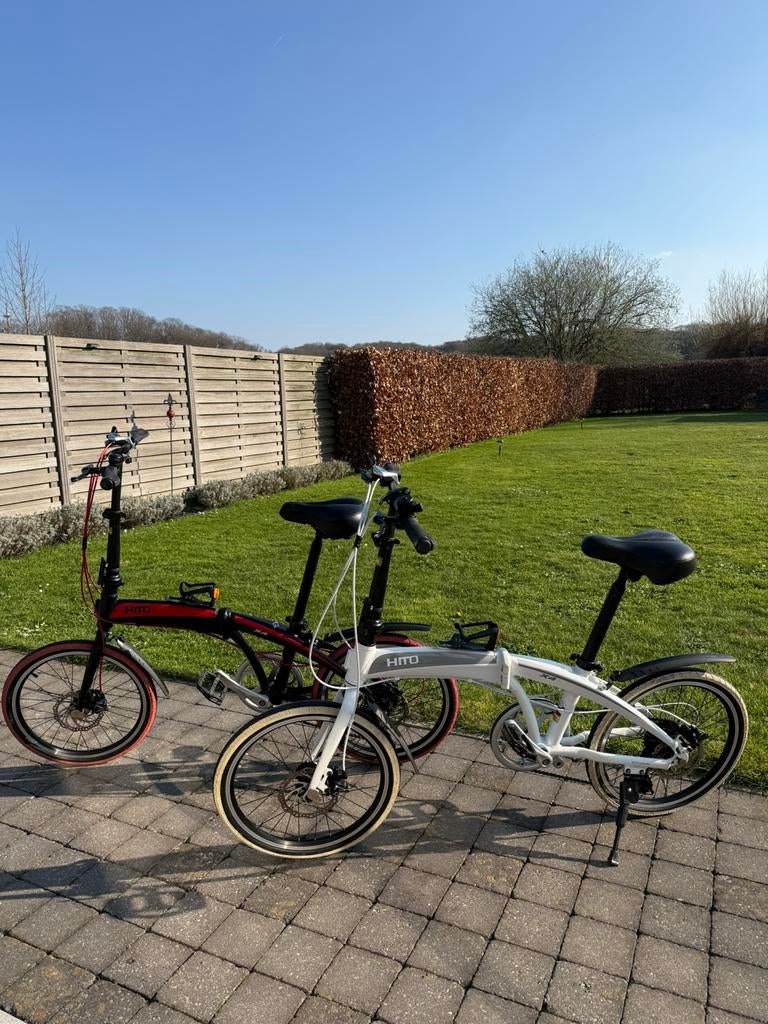 Twee prachtige, zo goed als nieuwe vouwfietsen, Fietsen en Brommers, 20 inch of meer, Versnellingen, Zo goed als nieuw, Totaal opvouwbaar