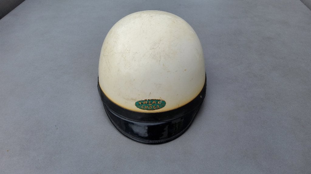 Casque moto rétro. Voir photos et descriptions, Motoren, Kleding | Motorhelmen, Ophalen of Verzenden, L, Overige typen