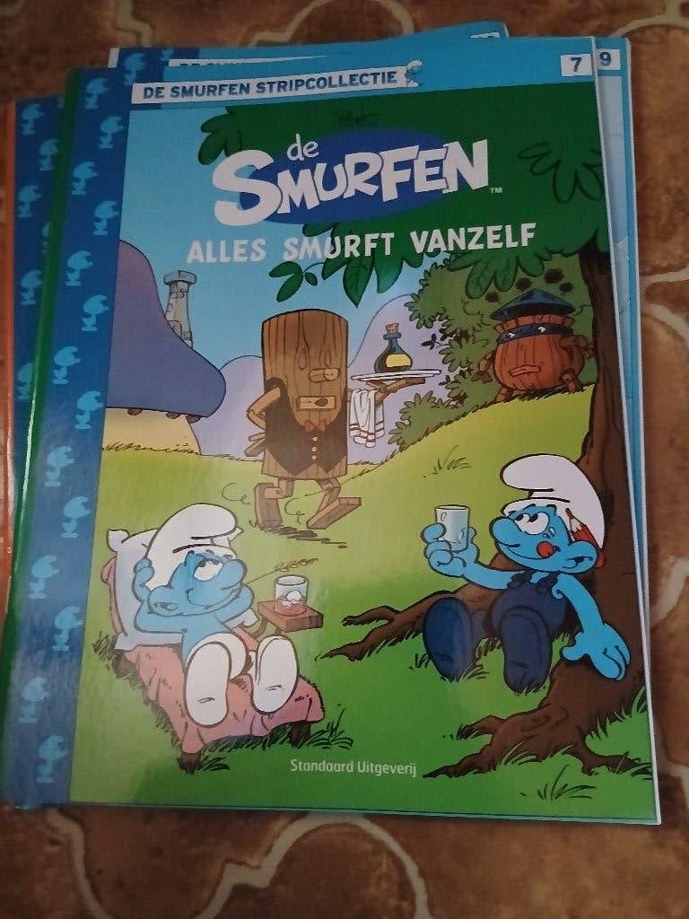 Strips smurfen, Ophalen