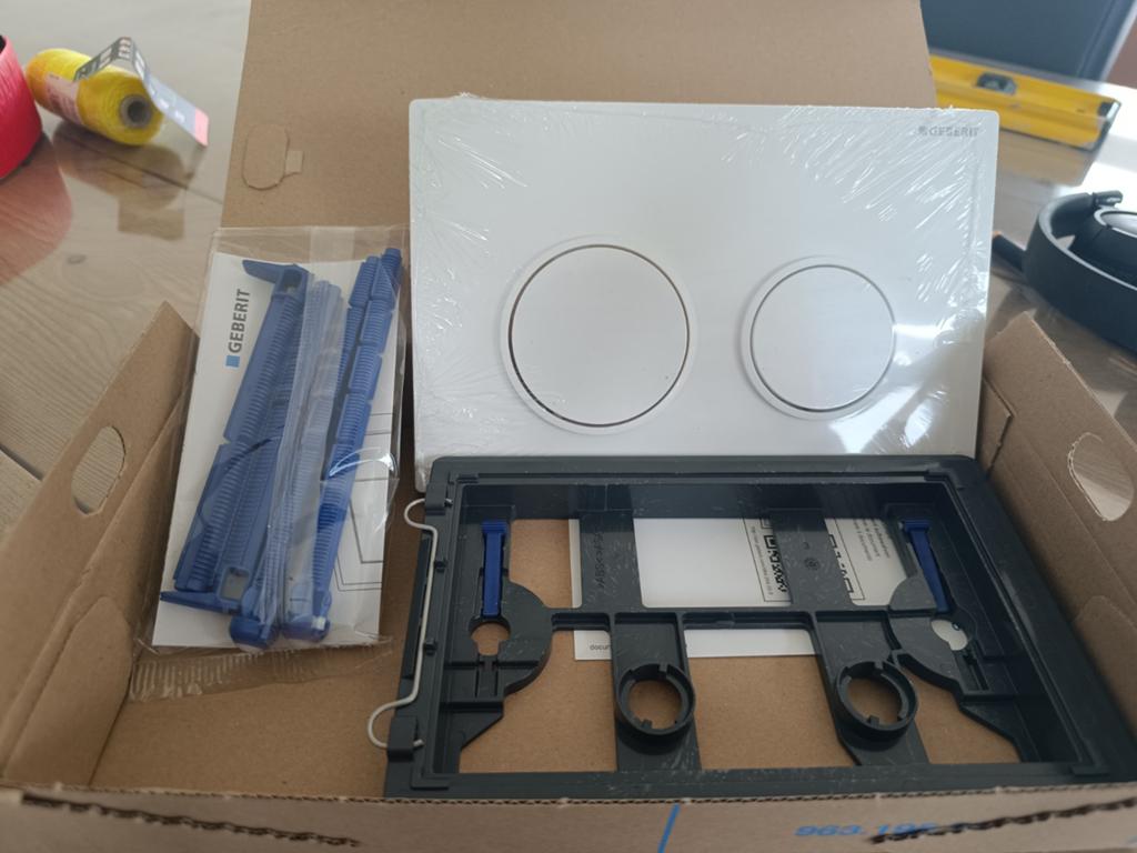 Geberit Omega20 bedieningsplaat toilet, Ophalen, Nieuw, Toilet