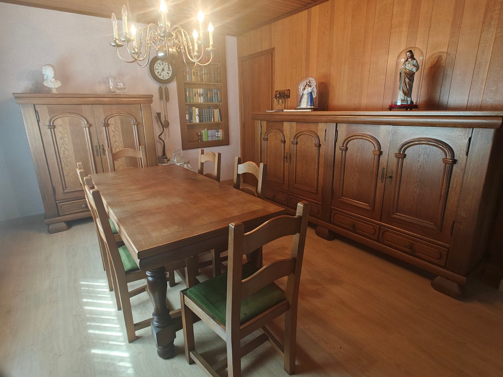 eetkamer, Ophalen