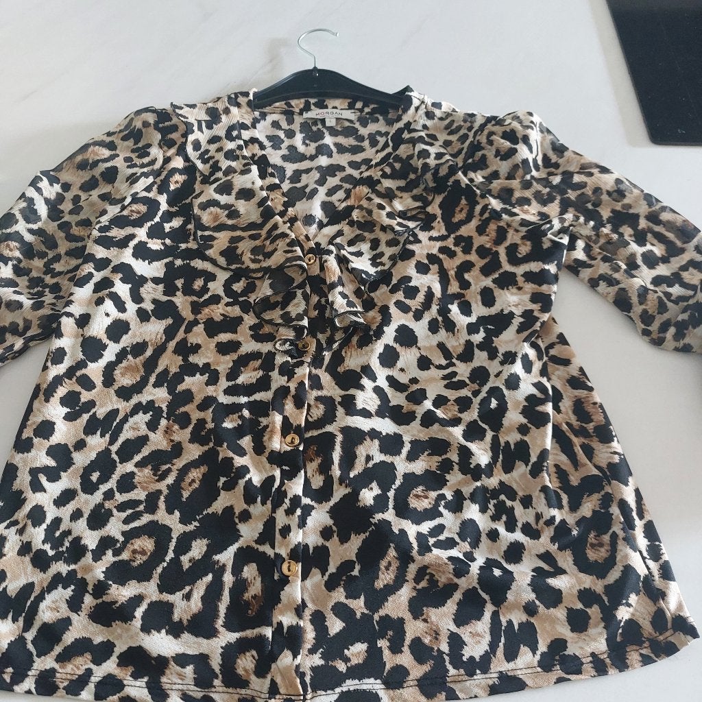 Blouse dierenprint Morgan, Kleding | Dames, Blouses en Tunieken, Overige kleuren, Nieuw, Morgan, Ophalen