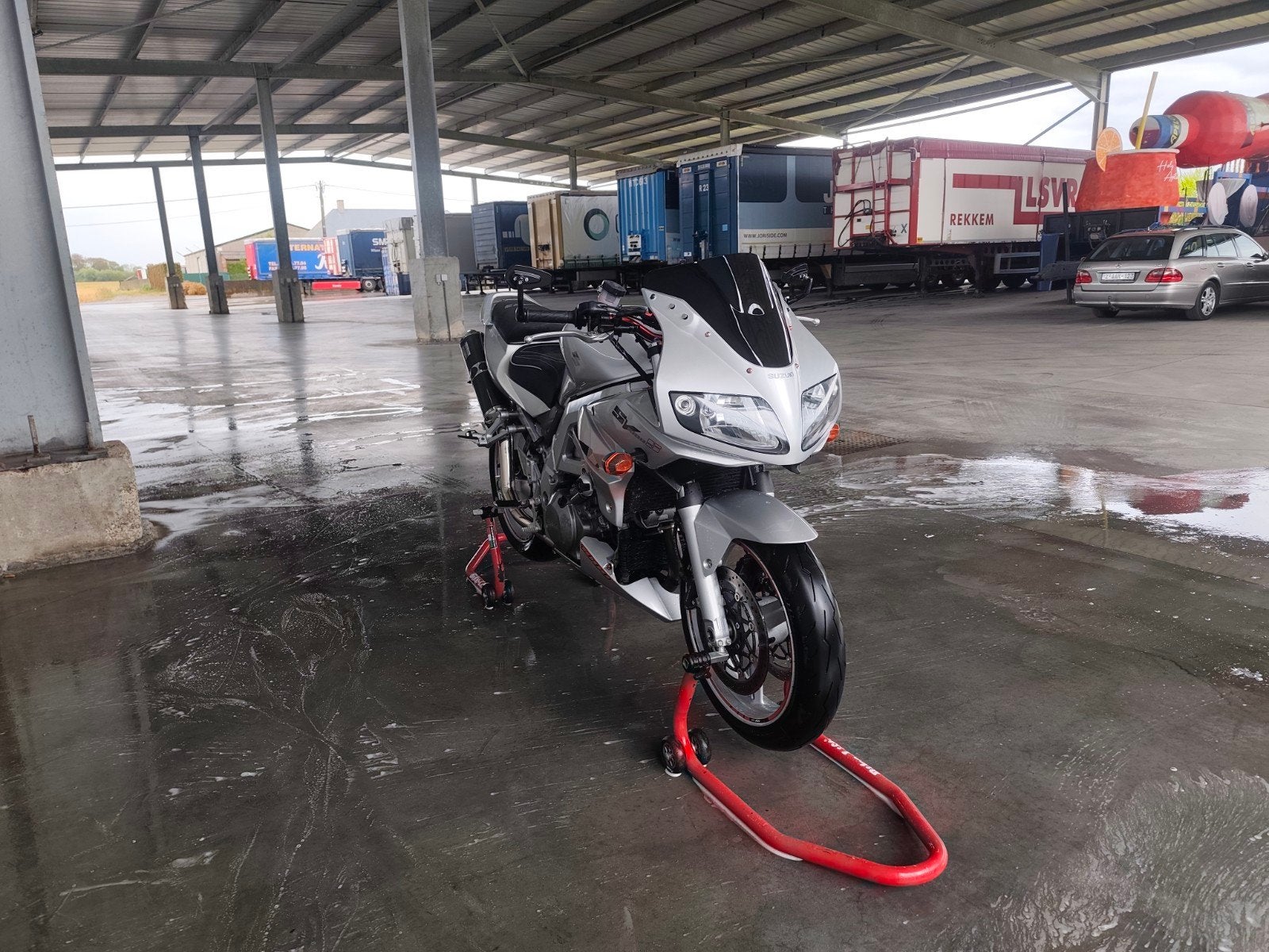 suzuki sv 1000 bj04 45dkm, Motoren, Handvatverwarming, 2 cilinders, Bedrijf