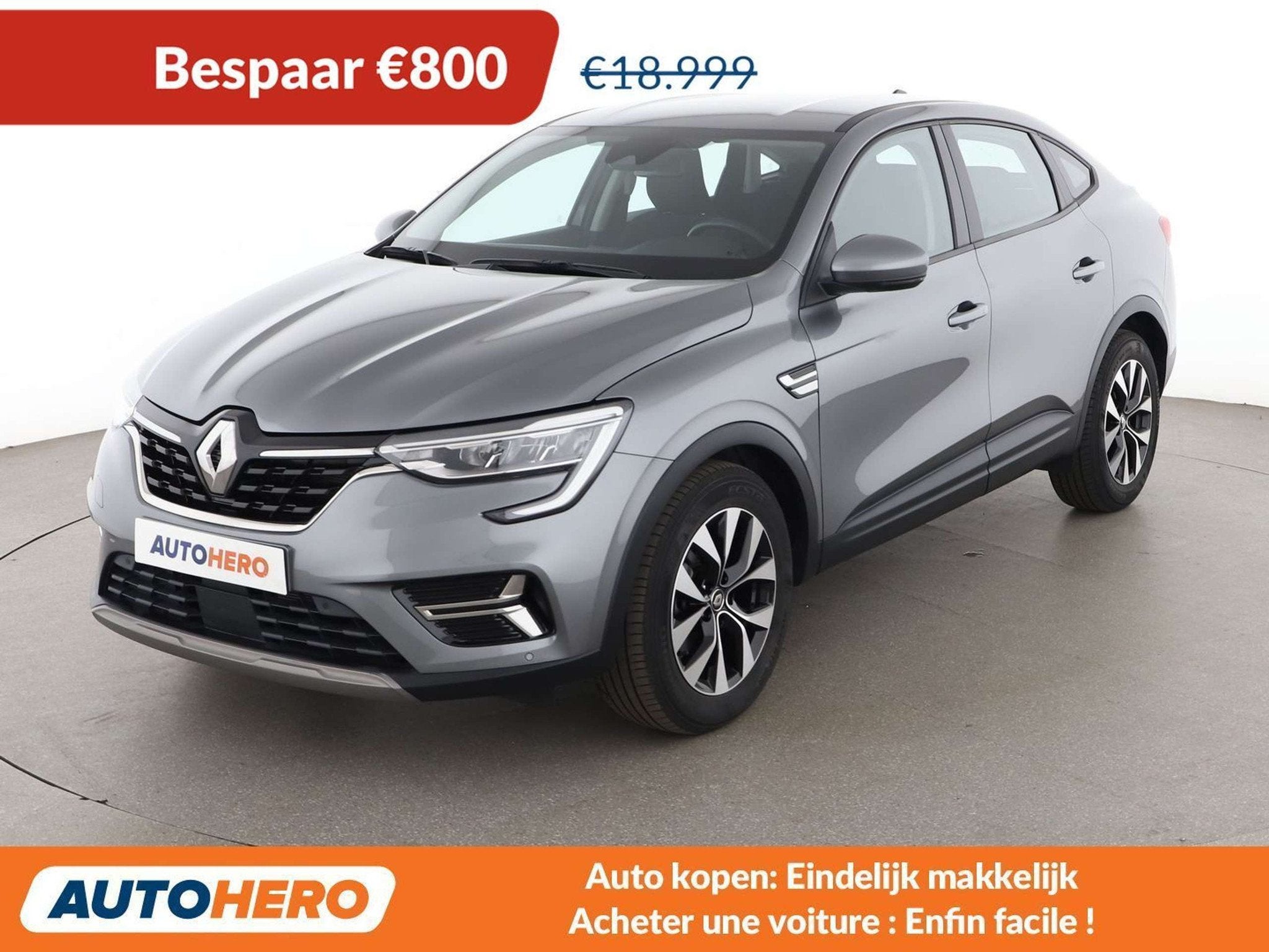 Renault Arkana 1.6 Hybrid E-Tech Zen (bj 2022, automaat), Auto's, Arkana, Stof, Gebruikt, Geheel digitaal combi-instrument