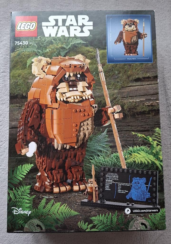 Lego 75430 - Star Wars Wicket Ewok, Enlèvement ou Envoi, Neuf, Statue ou Buste