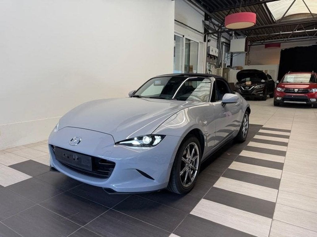 Mazda MX-5 1.5i / Bose / Leder / Camera / /Aero Gray / Nieu, Autos, Argent ou Gris, Achat, 139 g/km, Euro 6