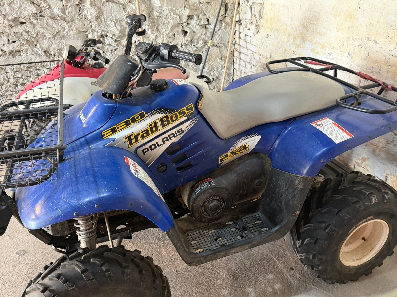 Quad polaris 330 trail boss à réparer, 1 cylindre, 330 cm³
