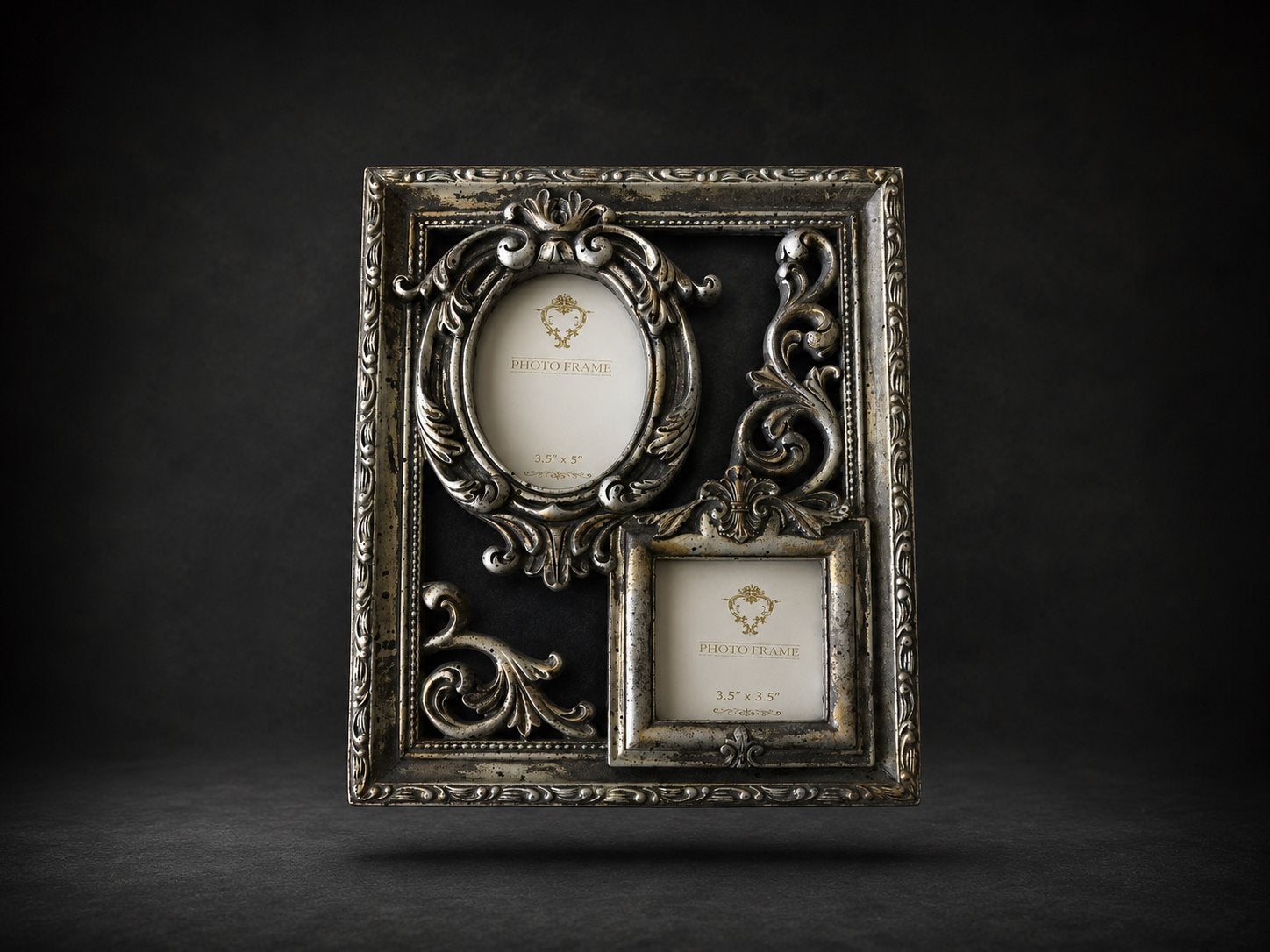 🖼  Barokstyle fotokader ⚜️, Audio, Tv en Foto, Fotografie | Fotolijsten, Zilver, Met glas, Ophalen of Verzenden, Zo goed als nieuw